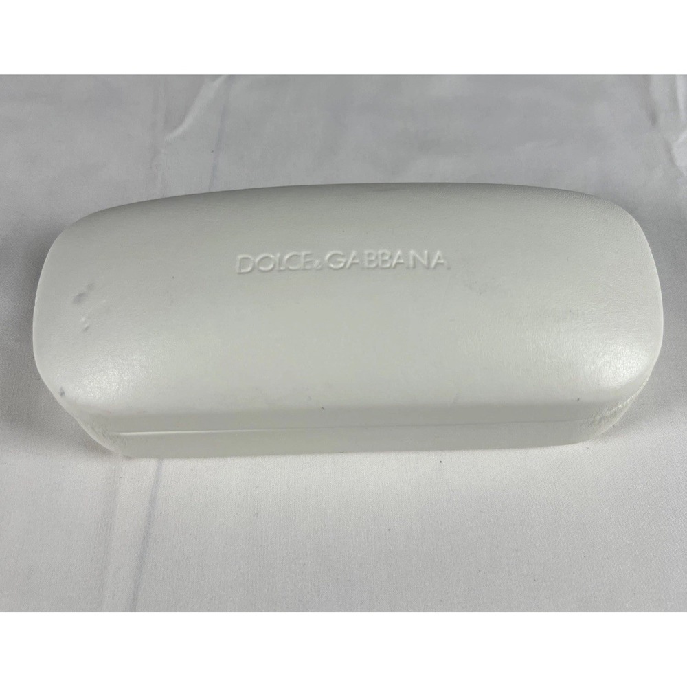 Dolce & Gabbana Hard Eyeglassโ Case WHITE